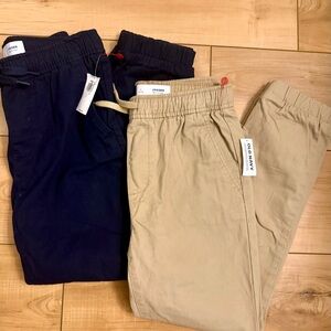Old Navy Kids Joggers - Navy and Tan